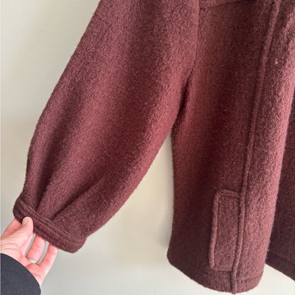 Avalin 100% wool Bubble Sleeve Party Coat Size Medium - Picture 8 of 8